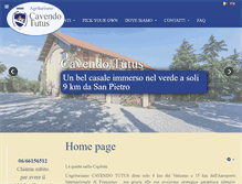 Tablet Screenshot of cavendo-tutus.it